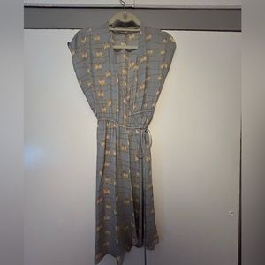 Gorgeous Tucker wrap dress.